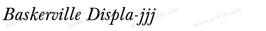 Baskerville Displa字体转换